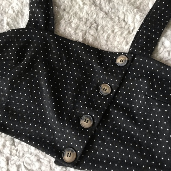 🚨SOLD🚨 NWOT Free People Button Crop Top/Brami - Picture 5 of 6